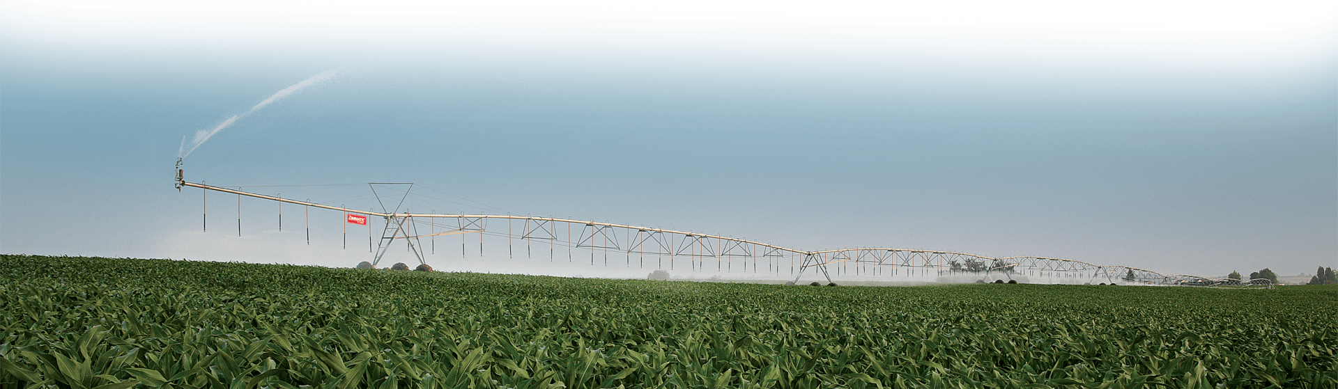 Zimmatic pivot in a field