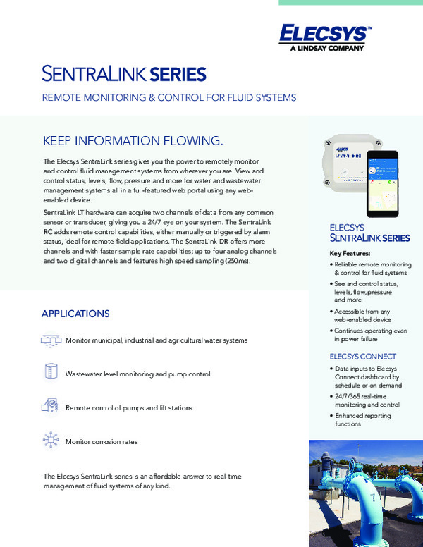 Elecsys SentraLink Series - Datasheet