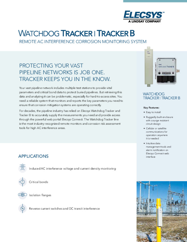 Elecsys Watchdog Tracker-Track B Data Sheet