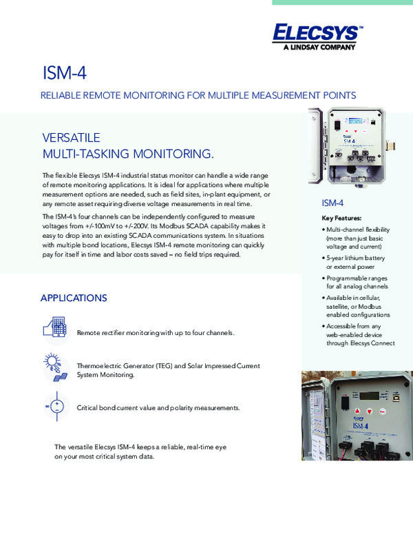 Elecsys ISM-4 Data Sheet