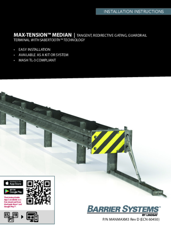 MAX-Tension Median Installation Manual