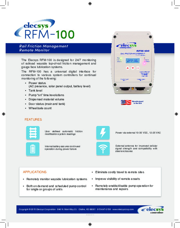Elecsys RFM-100